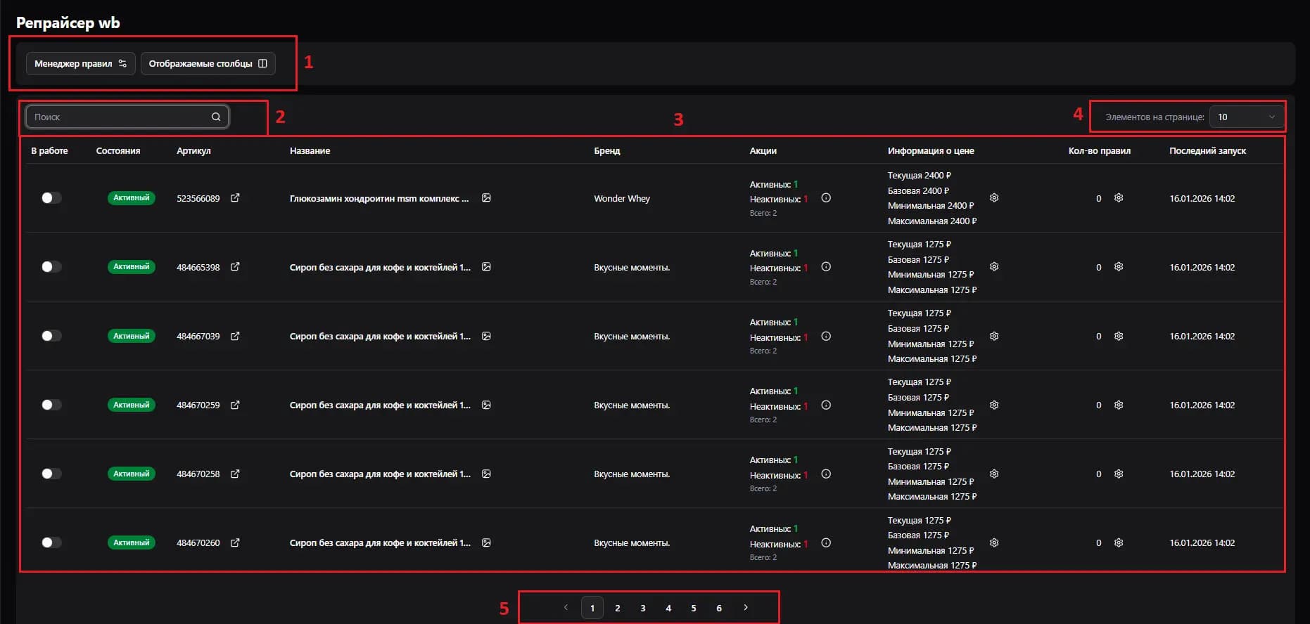 Обзор интерфейса